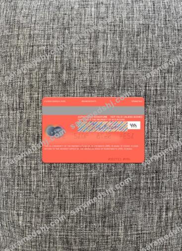 Albania American Bank of Investments (ABI) mastercard photolook back